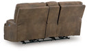 Beckley Place Power Reclining Loveseat with Console - Furniture Land (Milwaukee, WI)
