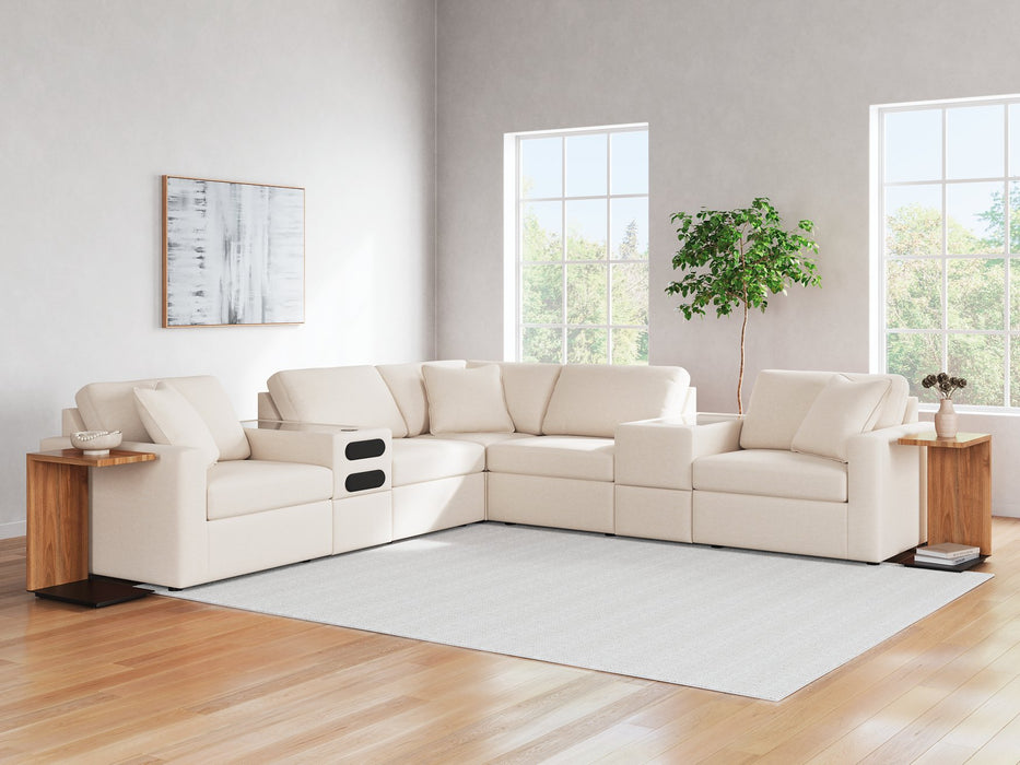 Modmax Balanced Sectional with Audio and Storage Consoles - Furniture Land (Milwaukee, WI)