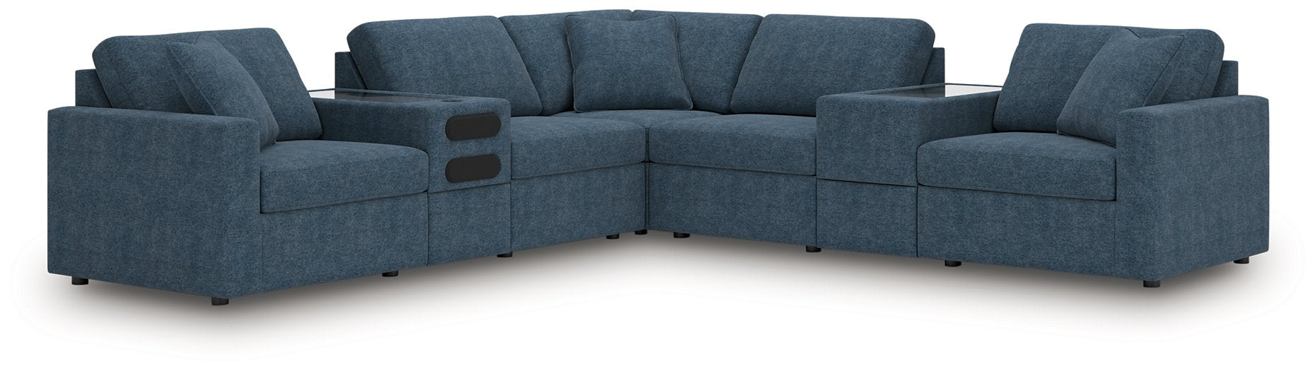 Modmax Balanced Sectional with Audio and Storage Consoles - Furniture Land (Milwaukee, WI)