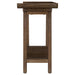 Ornelas 46-inch Console Table with Slatted Shelf Mango Brown - Furniture Land (Milwaukee, WI)