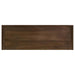 Ornelas 46-inch Console Table with Slatted Shelf Mango Brown - Furniture Land (Milwaukee, WI)