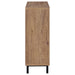 Teller 2-door Shoe Storage Cabinet Natural Oak - Furniture Land (Milwaukee, WI)