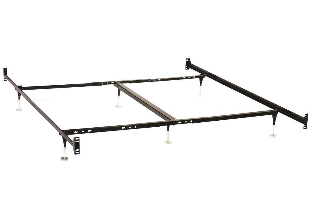 Esme California King, E.King, Queen, Twin Over Full Bed Frame Black - Furniture Land (Milwaukee, WI)