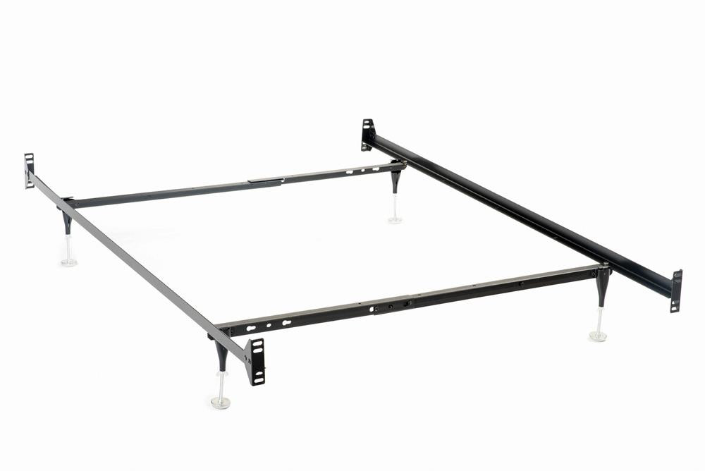 Esme California King, E.King, Queen, Twin Over Full Bed Frame Black - Furniture Land (Milwaukee, WI)