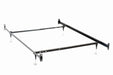 Esme California King, E.King, Queen, Twin Over Full Bed Frame Black - Furniture Land (Milwaukee, WI)