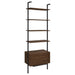 Owens 3-piece 96-inch Wall Mounted Bookshelf Set Walnut - Furniture Land (Milwaukee, WI)