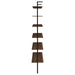 Owens 3-piece 96-inch Wall Mounted Bookshelf Set Walnut - Furniture Land (Milwaukee, WI)