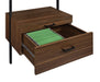 Owens 3-piece 96-inch Wall Mounted Bookshelf Set Walnut - Furniture Land (Milwaukee, WI)