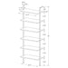 Owens 3-piece 96-inch Wall Mounted Bookshelf Set Walnut - Furniture Land (Milwaukee, WI)