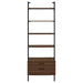 Owens 96-inch 4-shelf Storage Wall Bookshelf Walnut - Furniture Land (Milwaukee, WI)