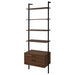 Owens 96-inch 4-shelf Storage Wall Bookshelf Walnut - Furniture Land (Milwaukee, WI)