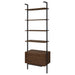 Owens 96-inch 4-shelf Storage Wall Bookshelf Walnut - Furniture Land (Milwaukee, WI)