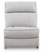 Social Pointe Reclining Sectional with Storage Console - Furniture Land (Milwaukee, WI)