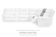 Social Pointe Reclining Sectional with Storage Console - Furniture Land (Milwaukee, WI)