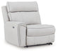 Social Pointe Reclining Sectional with Storage Console - Furniture Land (Milwaukee, WI)