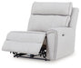 Social Pointe Reclining Sectional with Storage Console - Furniture Land (Milwaukee, WI)