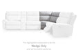 Social Pointe Reclining Sectional with Storage Console - Furniture Land (Milwaukee, WI)