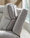 Social Pointe Reclining Sectional with Storage Console - Furniture Land (Milwaukee, WI)