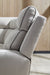 Social Pointe Reclining Sectional with Storage Console - Furniture Land (Milwaukee, WI)