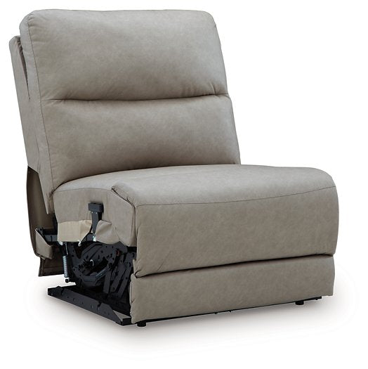 Narwhal Place Reclining Sectional with Storage Console - Furniture Land (Milwaukee, WI)