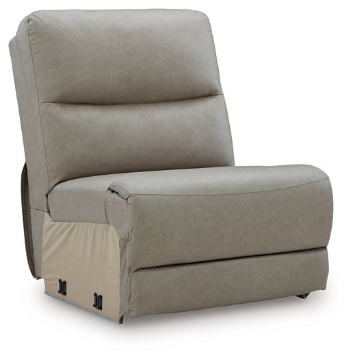 Narwhal Place Reclining Sectional with Storage Console - Furniture Land (Milwaukee, WI)