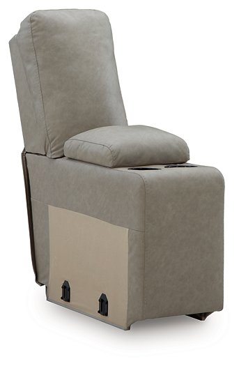 Narwhal Place Reclining Sectional with Storage Console - Furniture Land (Milwaukee, WI)