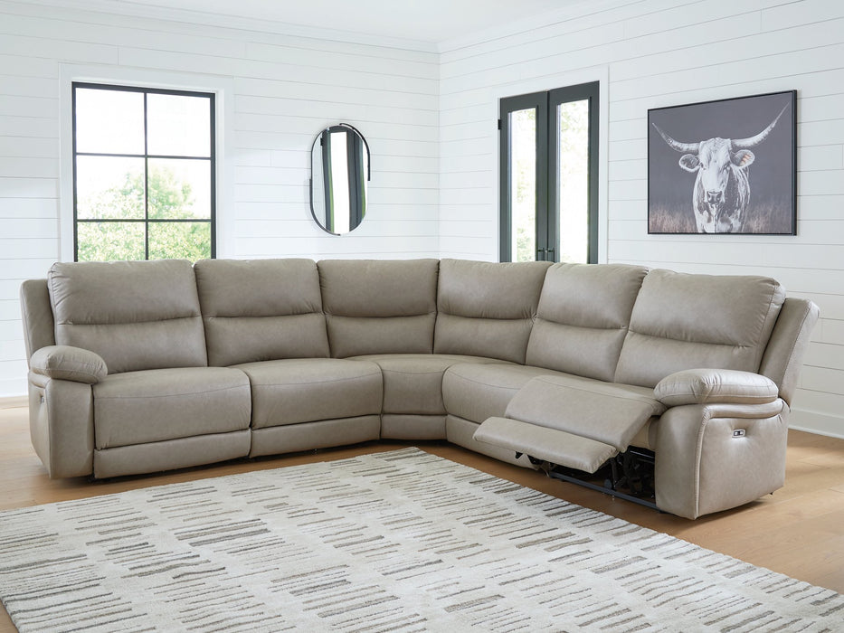 Narwhal Place Power Reclining Sectional - Furniture Land (Milwaukee, WI)