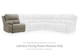 Narwhal Place Reclining Sectional with Storage Console - Furniture Land (Milwaukee, WI)