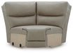 Narwhal Place Reclining Sectional with Storage Console - Furniture Land (Milwaukee, WI)