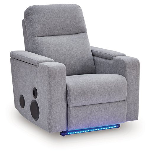 Pineland Power Glider Recliner with Audio System - Furniture Land (Milwaukee, WI)
