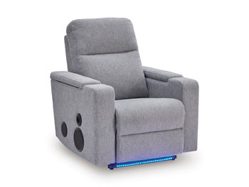 Pineland Power Glider Recliner with Audio System - Furniture Land (Milwaukee, WI)