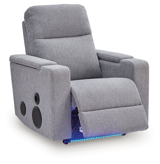 Pineland Power Glider Recliner with Audio System - Furniture Land (Milwaukee, WI)
