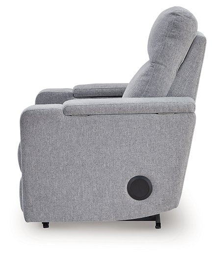 Pineland Power Glider Recliner with Audio System - Furniture Land (Milwaukee, WI)
