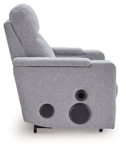 Pineland Power Glider Recliner with Audio System - Furniture Land (Milwaukee, WI)