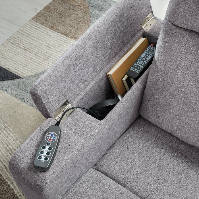 Pineland Power Glider Recliner with Audio System - Furniture Land (Milwaukee, WI)
