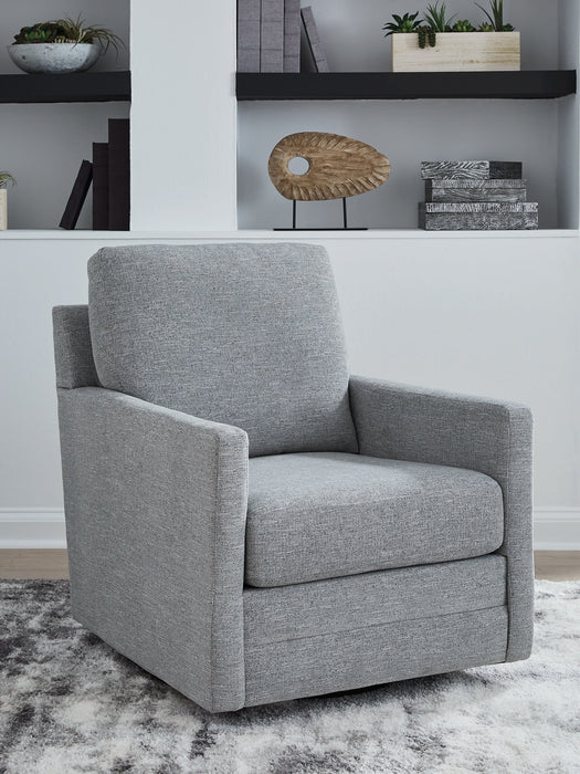 Freybourne Next-Gen Nuvella Swivel Accent Chair - Furniture Land (Milwaukee, WI)