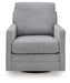 Freybourne Next-Gen Nuvella Swivel Accent Chair - Furniture Land (Milwaukee, WI)