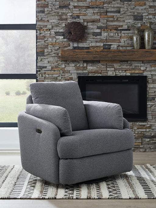 Alainmont Next-Gen Nuvella Swivel Power Recliner - Furniture Land (Milwaukee, WI)