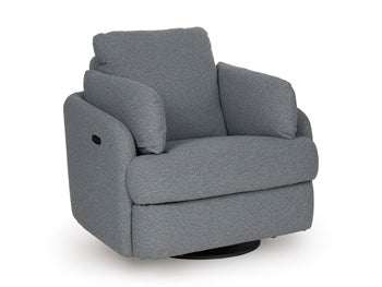 Alainmont Next-Gen Nuvella Swivel Power Recliner - Furniture Land (Milwaukee, WI)