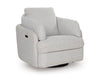Alainmont Next-Gen Nuvella Swivel Power Recliner - Furniture Land (Milwaukee, WI)