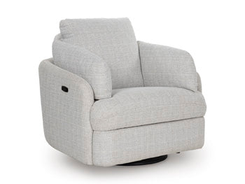 Alainmont Next-Gen Nuvella Swivel Power Recliner - Furniture Land (Milwaukee, WI)