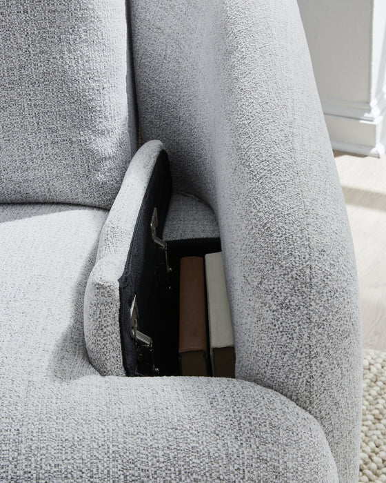 Alainmont Next-Gen Nuvella Swivel Power Recliner - Furniture Land (Milwaukee, WI)