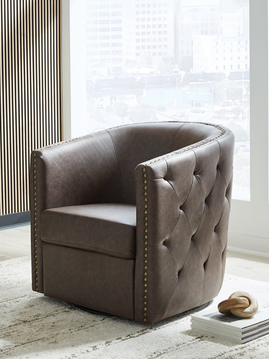 Brentlow Swivel Accent Chair - Furniture Land (Milwaukee, WI)