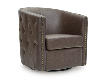 Brentlow Swivel Accent Chair - Furniture Land (Milwaukee, WI)