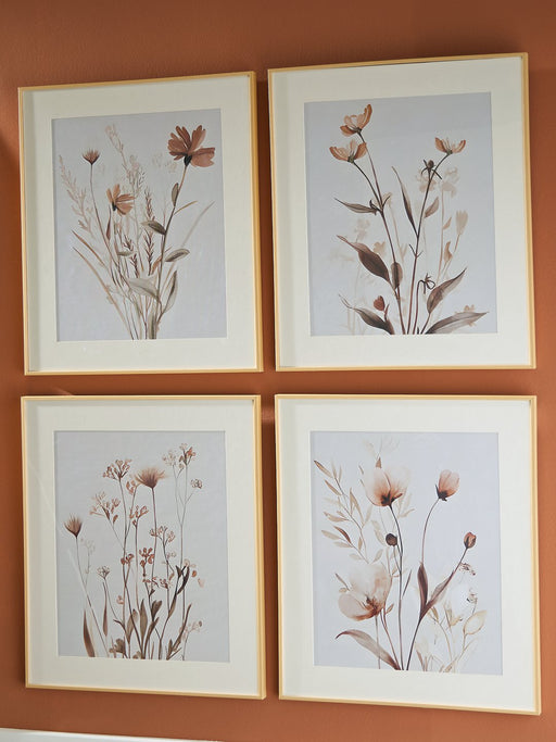 Chettings Wall Art (Set of 4) - Furniture Land (Milwaukee, WI)
