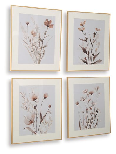 Chettings Wall Art (Set of 4) - Furniture Land (Milwaukee, WI)
