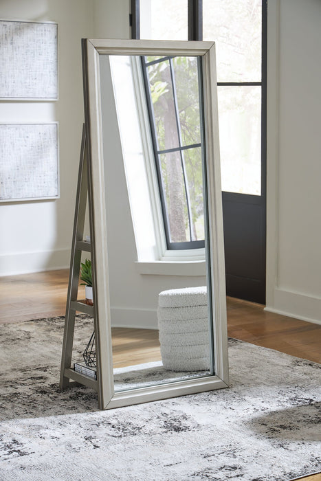 Evesen Floor Standing Mirror/Storage - Furniture Land (Milwaukee, WI)