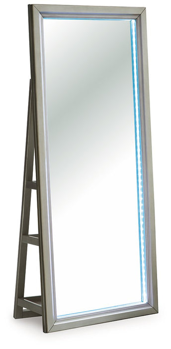 Evesen Floor Standing Mirror/Storage - Furniture Land (Milwaukee, WI)