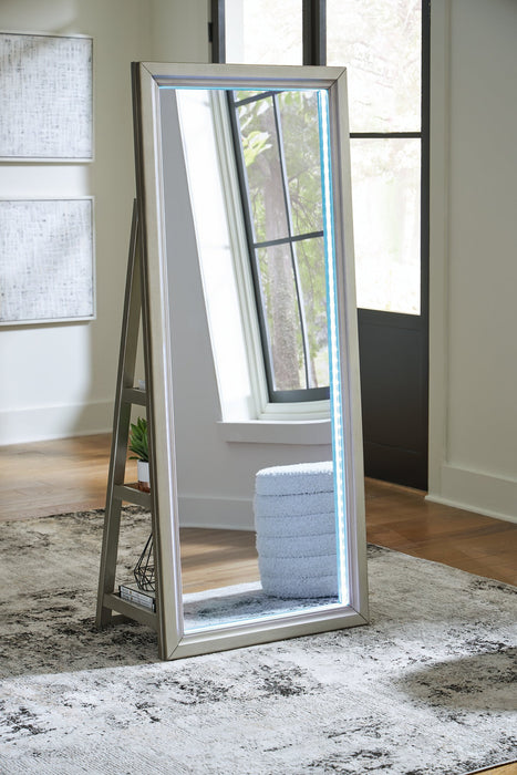 Evesen Floor Standing Mirror/Storage - Furniture Land (Milwaukee, WI)