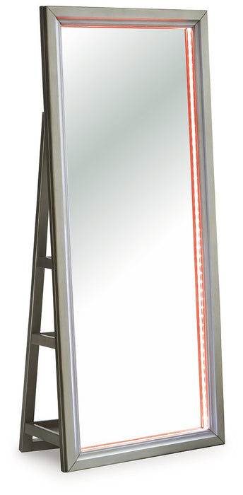 Evesen Floor Standing Mirror/Storage - Furniture Land (Milwaukee, WI)